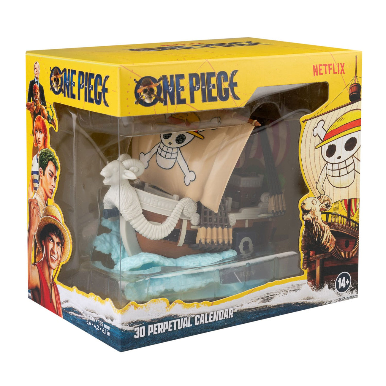 Produktbild One Piece - Going Merry 3D-evighetskalender