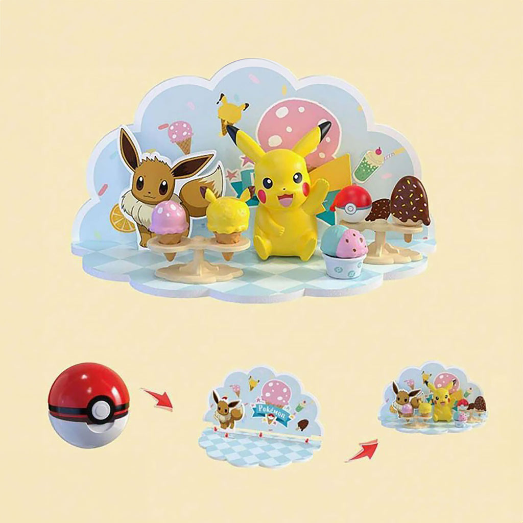 Produktbild Pokemon - Pikachu Glass 3D SCENE Figur