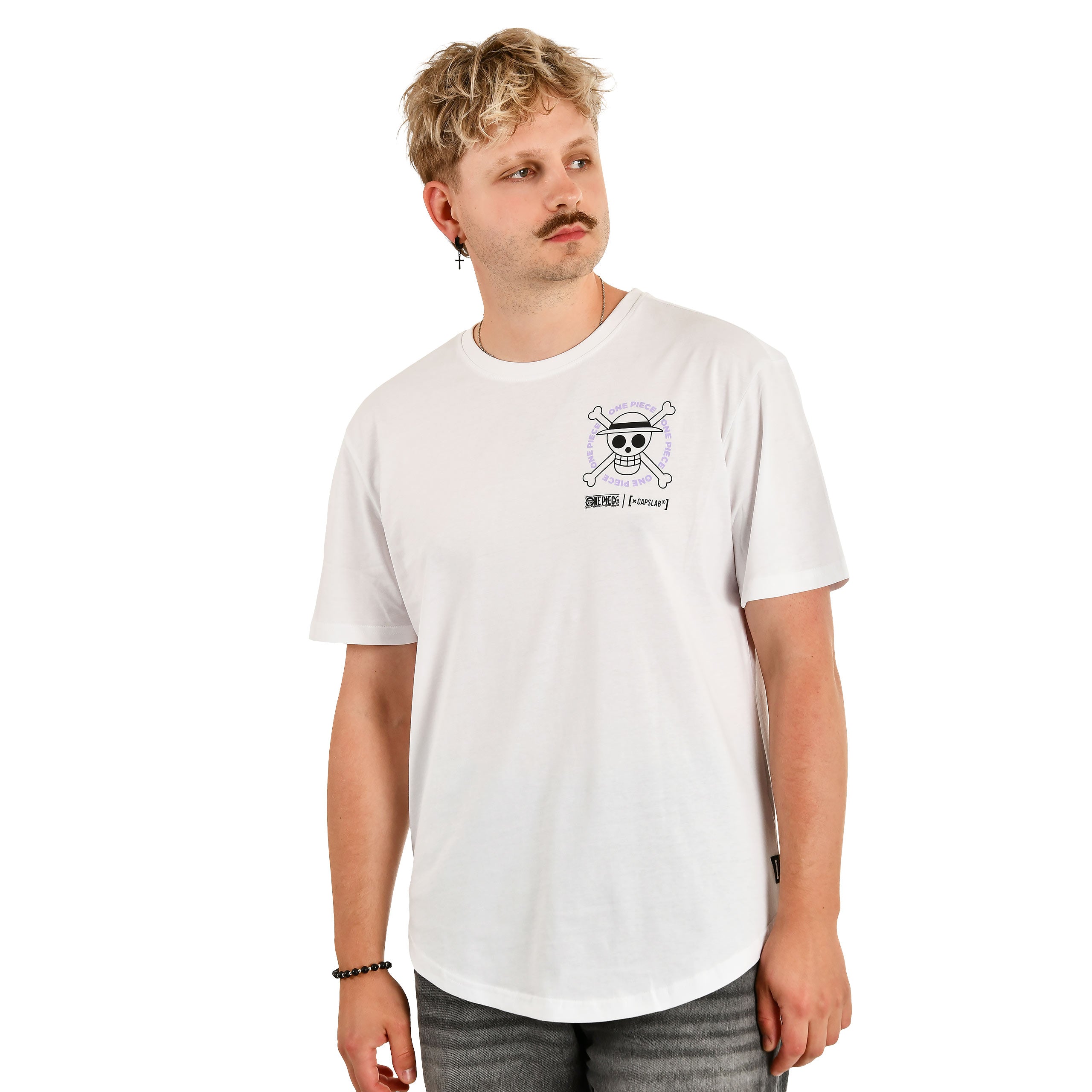Produktbild One Piece - Crew Capslab T-shirt vit