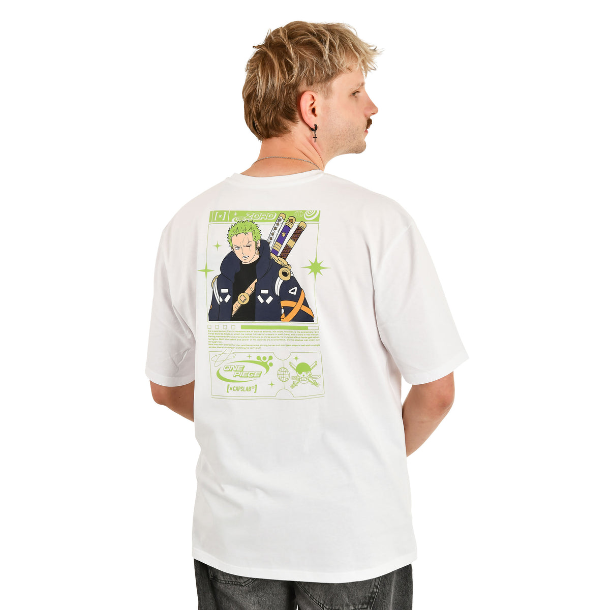 Produktbild One Piece - Zoro Capslab Oversize T-Shirt vit