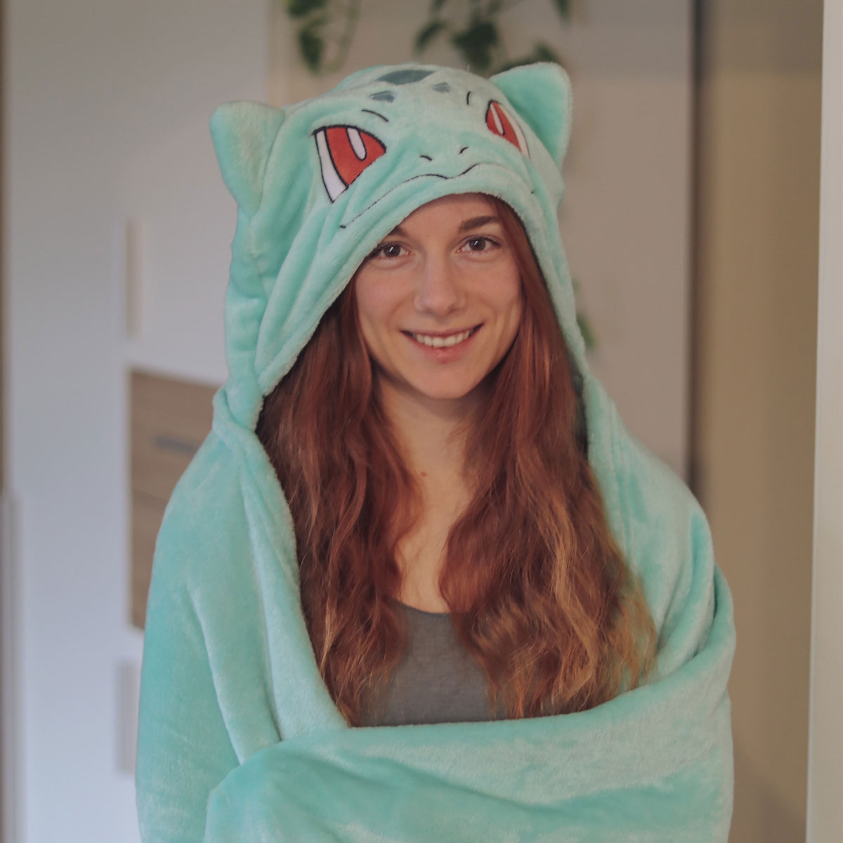 Produktbild Pokemon - Bisasam filt med huva