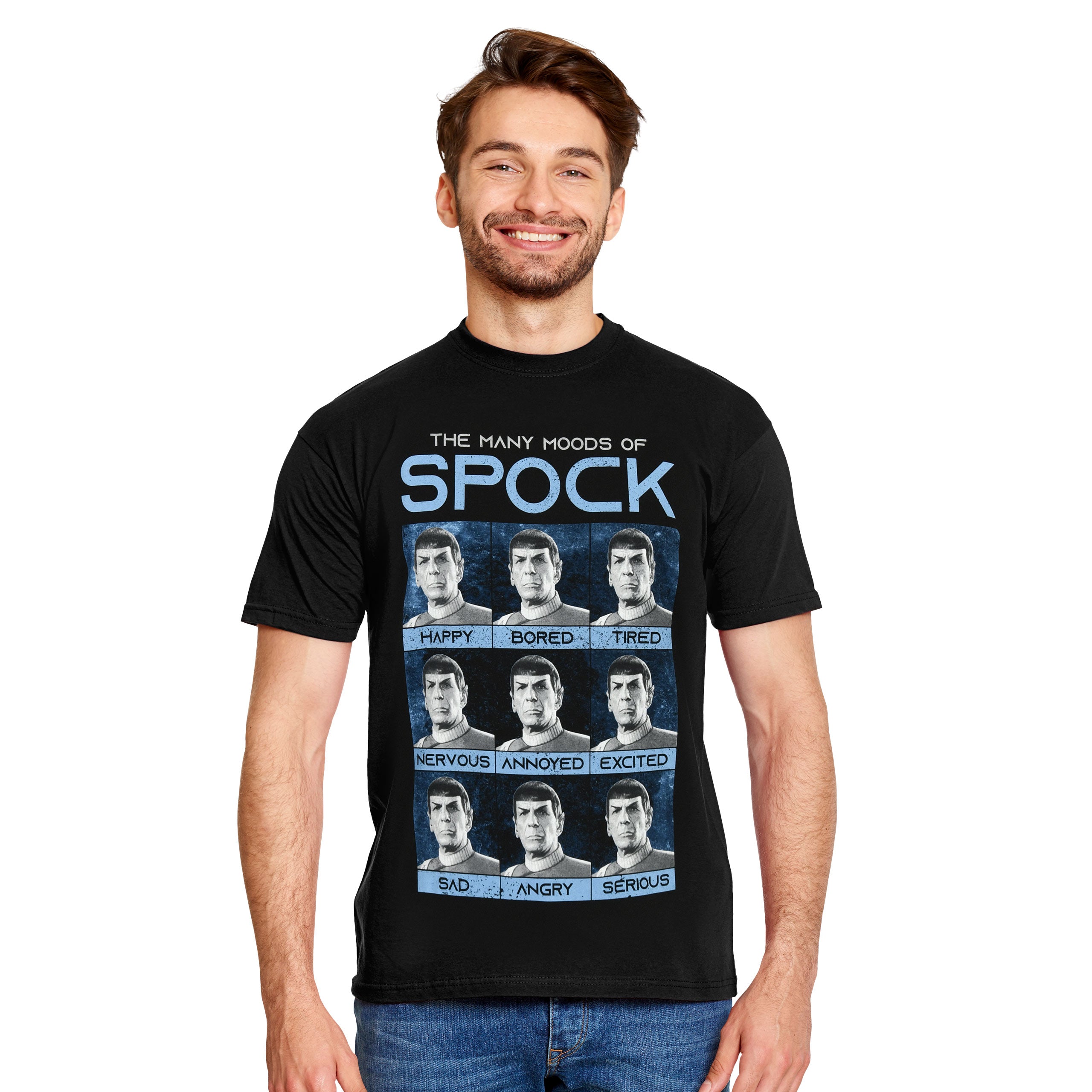 Product image Star Trek - Many Mood of Spock T-Shirt black