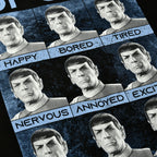 Product image Star Trek - Many Mood of Spock T-Shirt black
