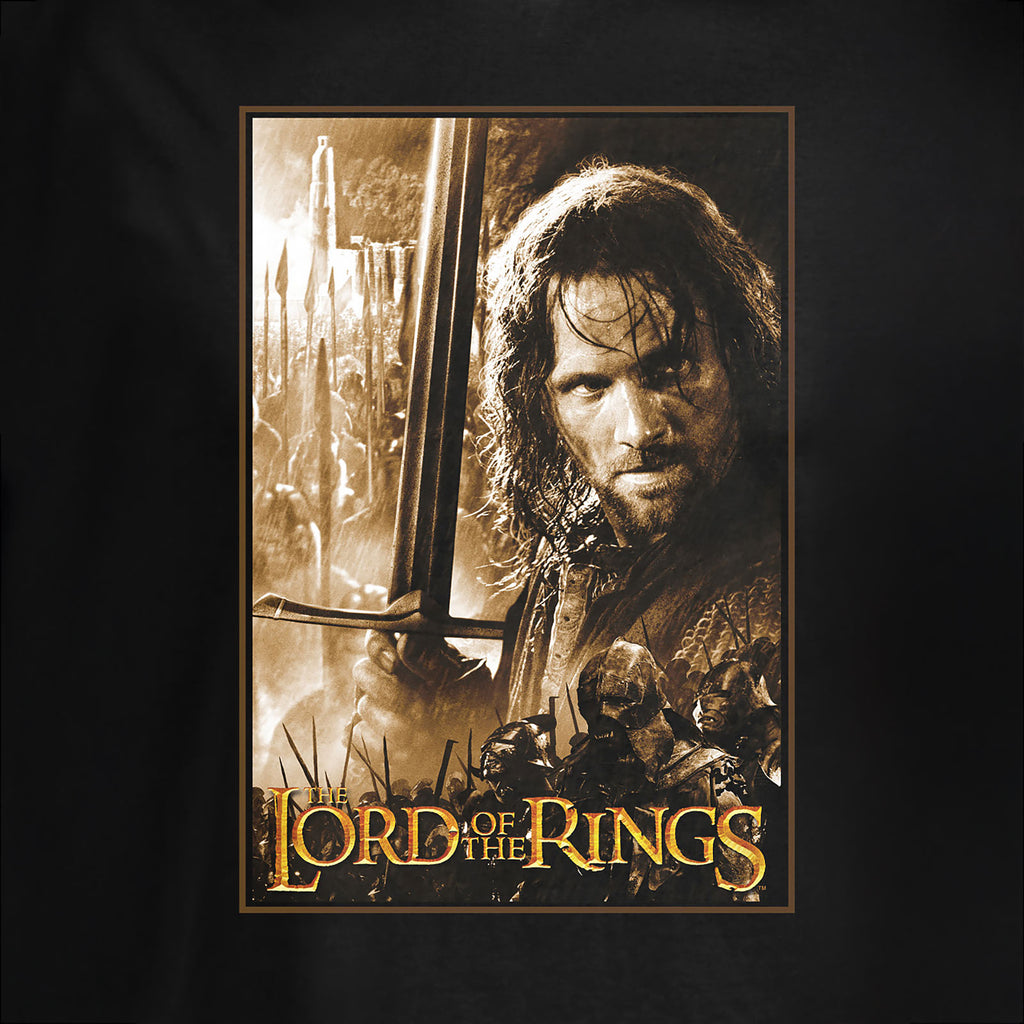Produktbild Aragorn Hero T-Shirt svart - Sagan om Ringen