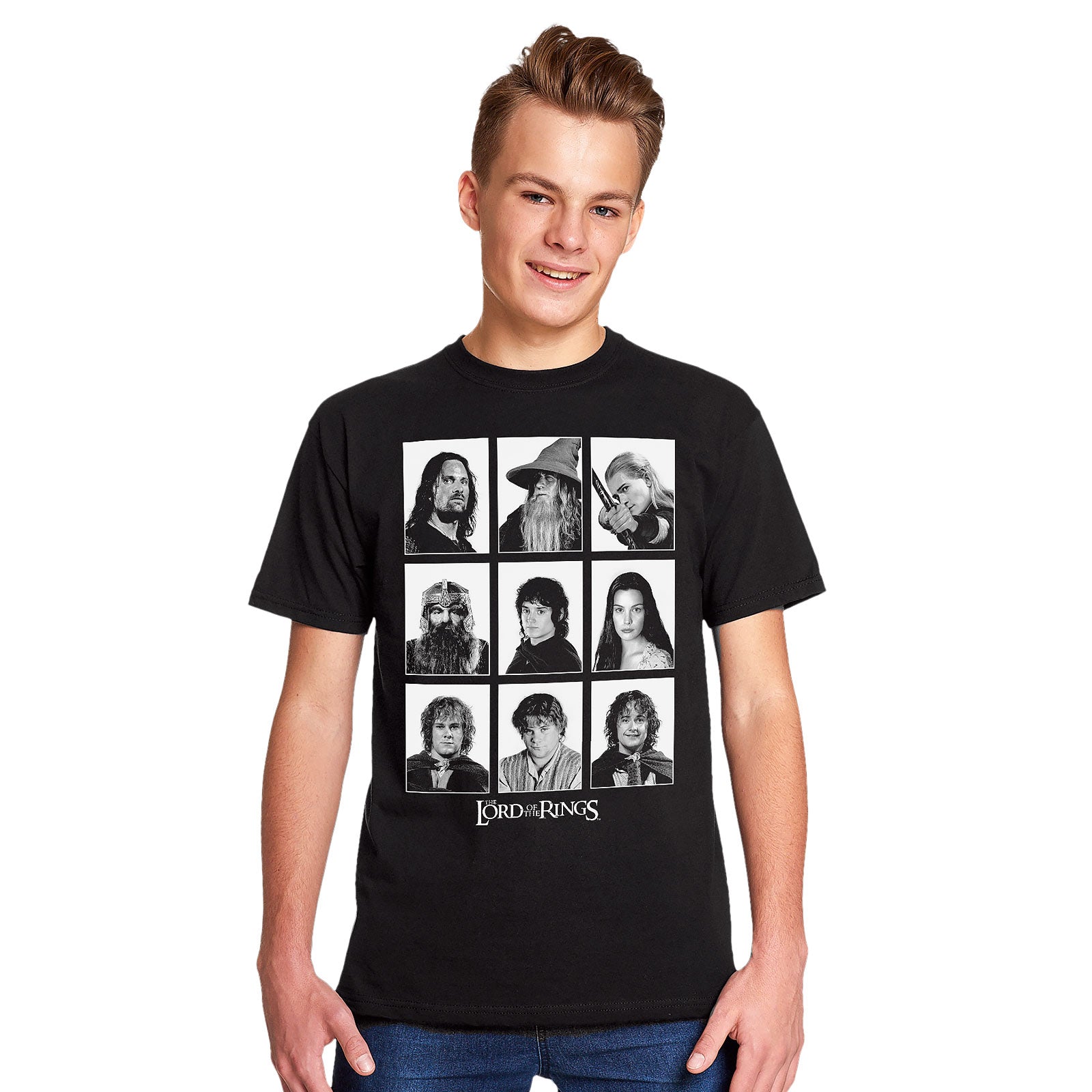 Produktbild Sagan om Ringen - Svart Crew T-shirt