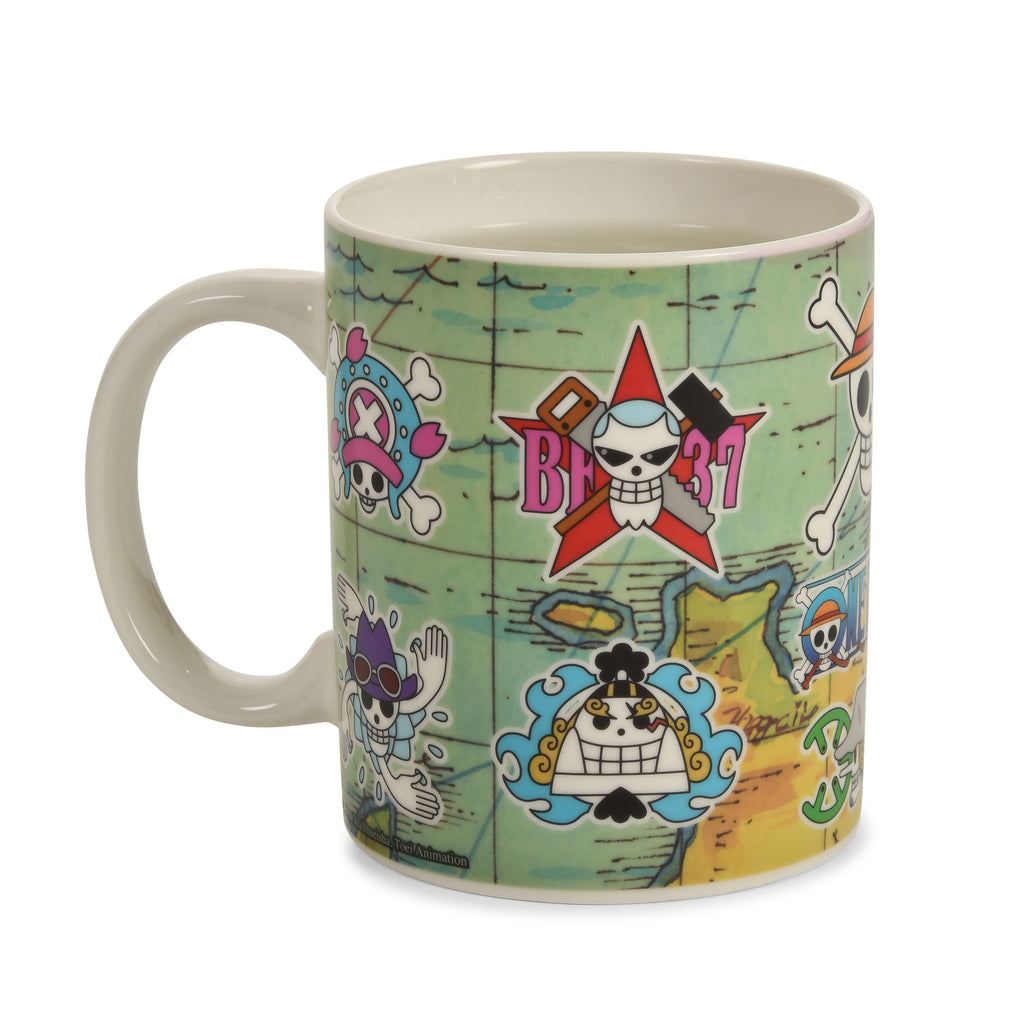 Produktbild One Piece - South Blue Karta Termoeffekt Mugg