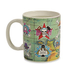 Produktbild One Piece - South Blue Karta Termoeffekt Mugg