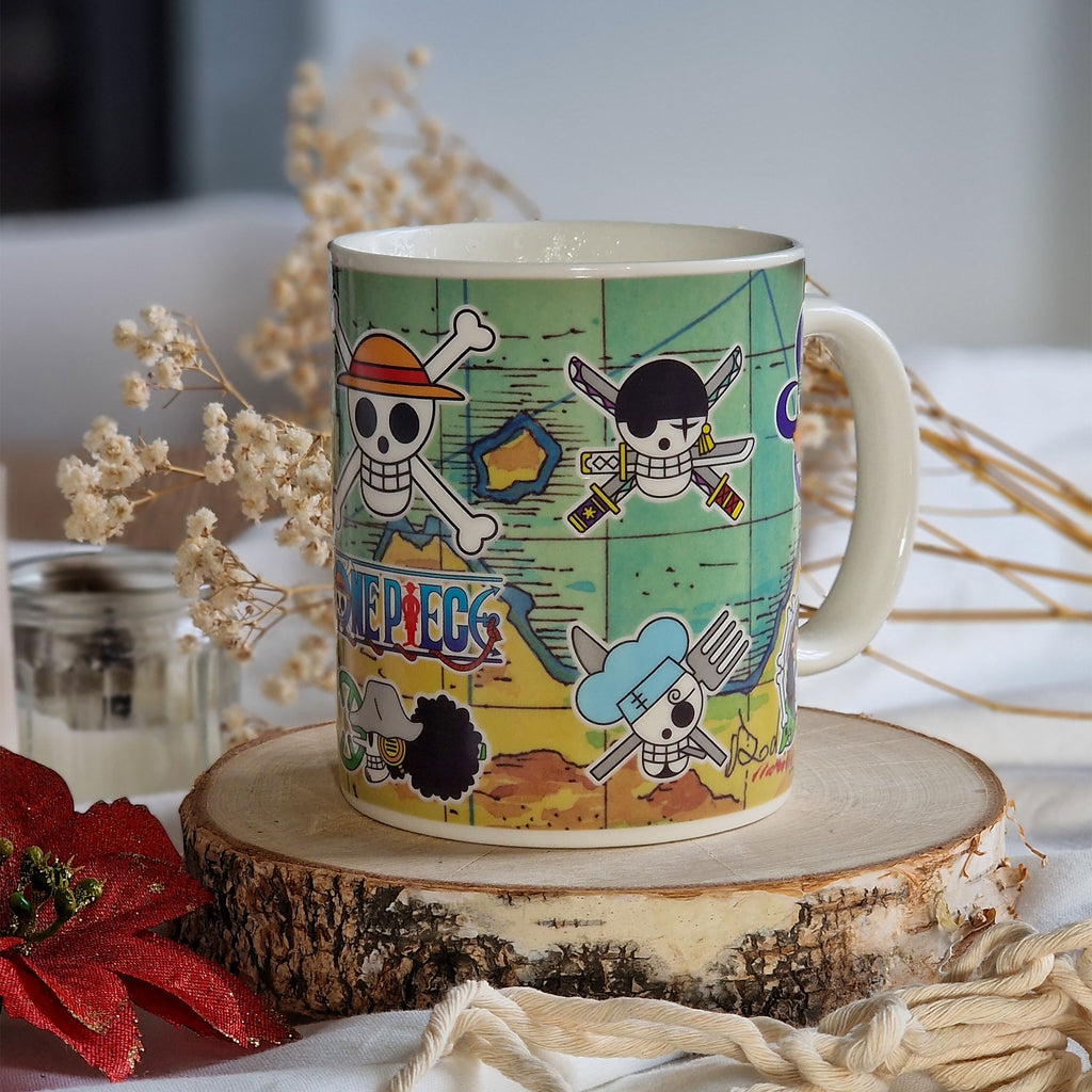 Produktbild One Piece - South Blue Karta Termoeffekt Mugg