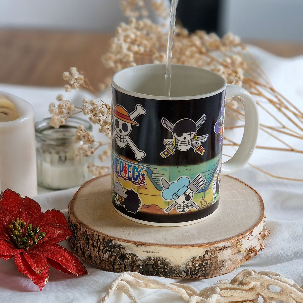Produktbild One Piece - South Blue Karta Termoeffekt Mugg