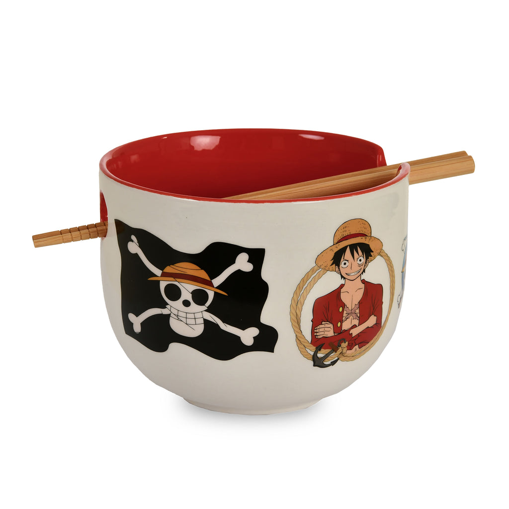 Produktbild One Piece - Monkey D. Luffy ramen-skål med ätpinnar