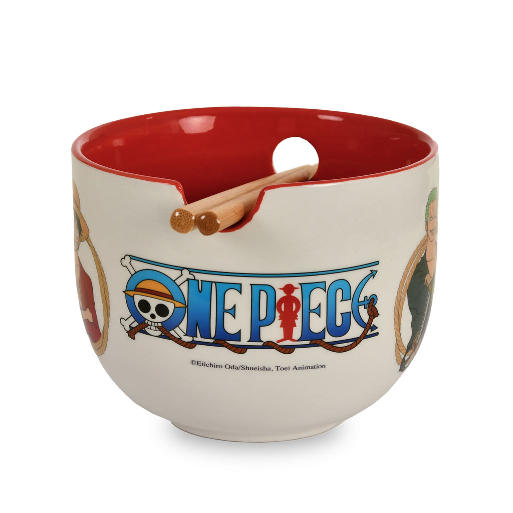 Produktbild One Piece - Monkey D. Luffy ramen-skål med ätpinnar