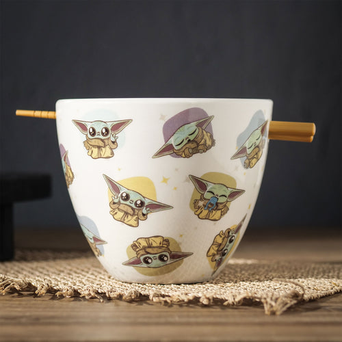Produktbild Grogu Ramen-skål med ätpinnar - Star Wars The Mandalorian