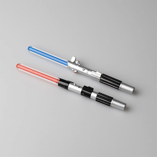 Produktbild Star Wars - Set med kulspetspennor med ljuseffekt: Darth Vader och Luke Skywalker