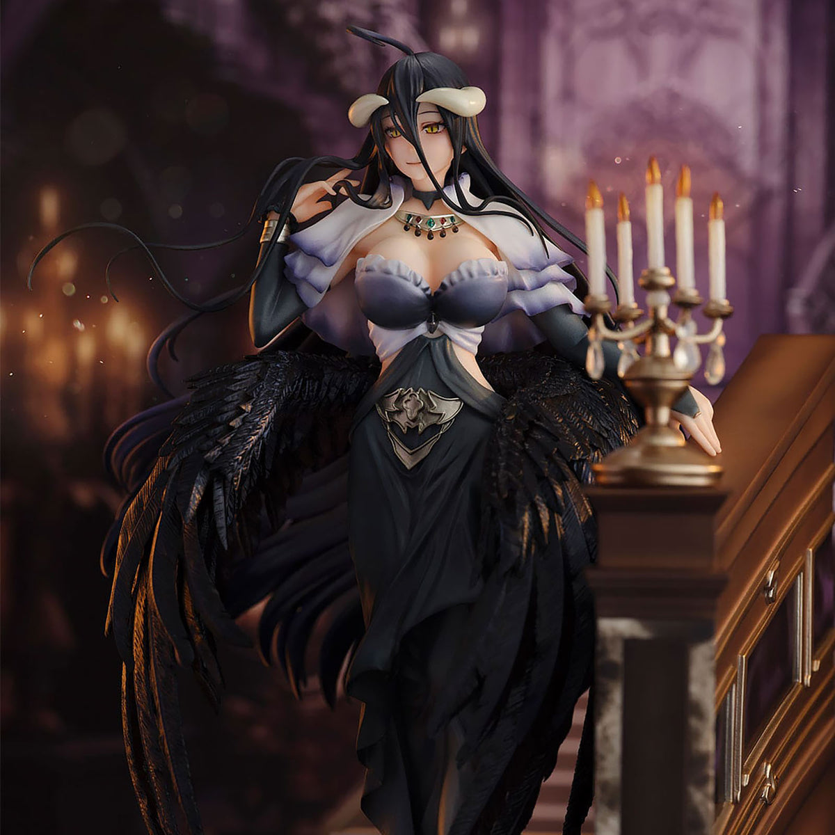 Produktbild Overlord - Albedo 1:7 Figur Jet Black Dress Version