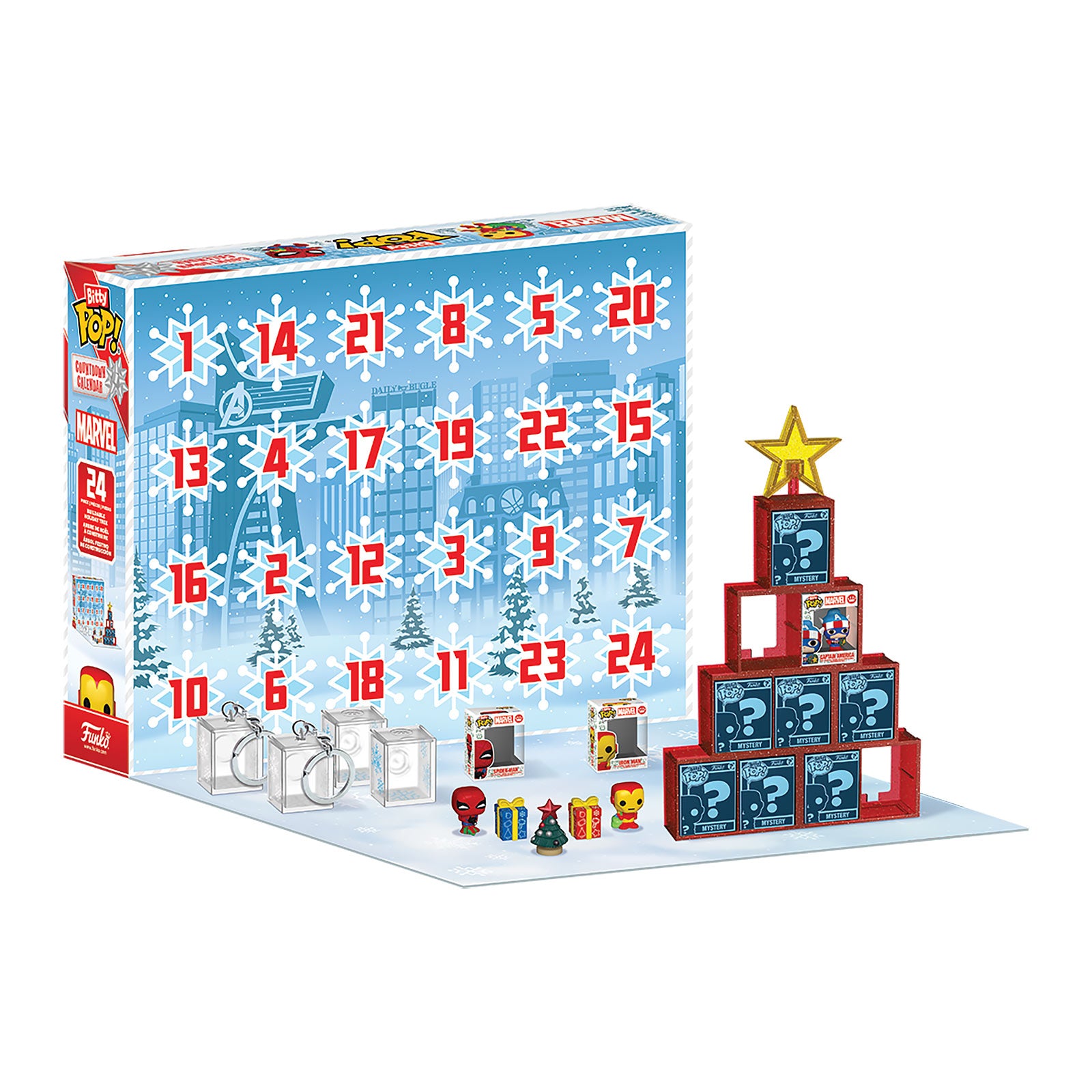 Produktbild Marvel Comics – Bitty Pop Funko Adventskalender