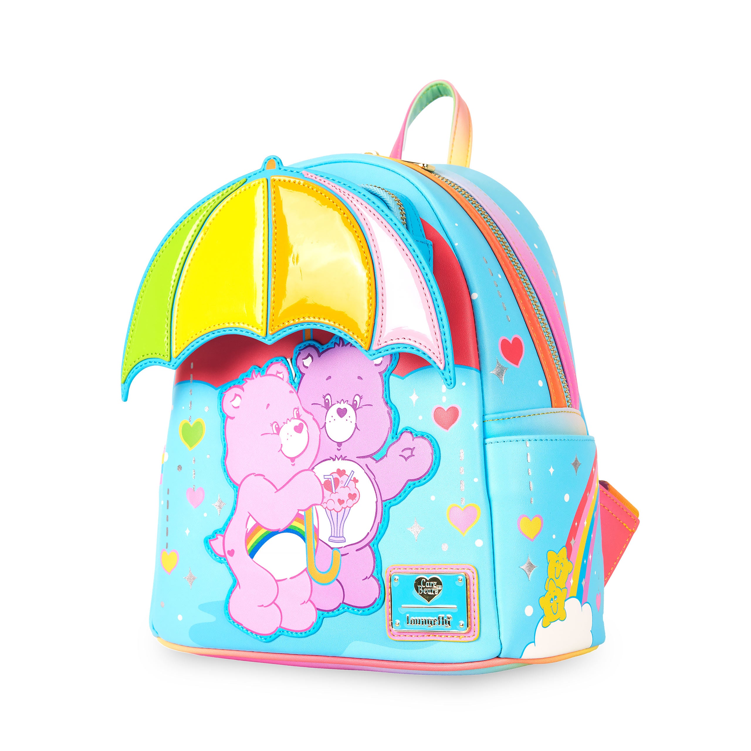 Produktbild Care Bears - Mini-ryggsäck i regnbågsdesign