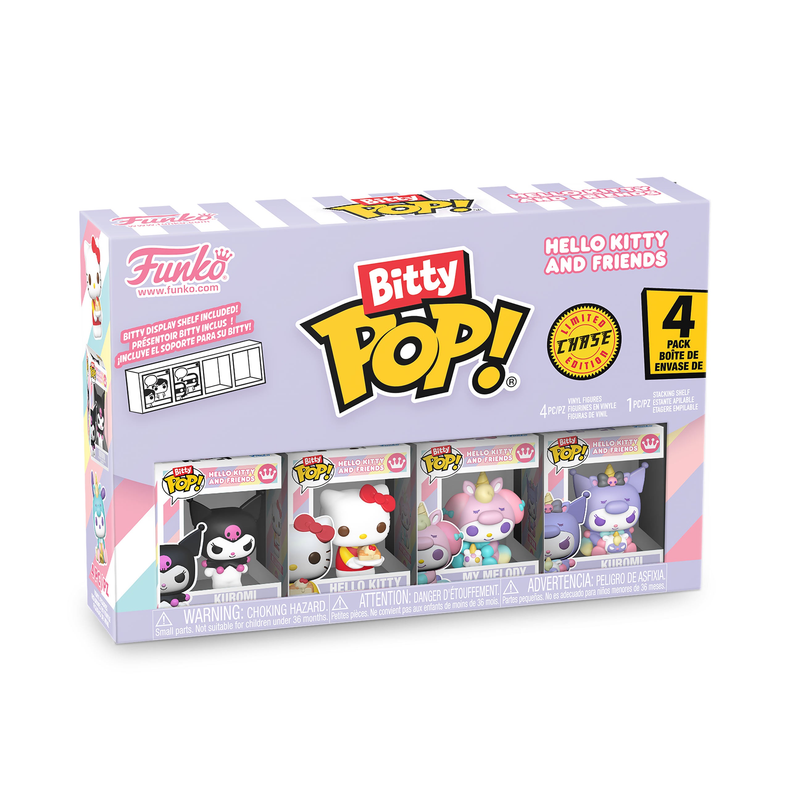 Produktbild Sanrio - Kuromi och Vänner Funko Bitty Pop 4-figurers Set
