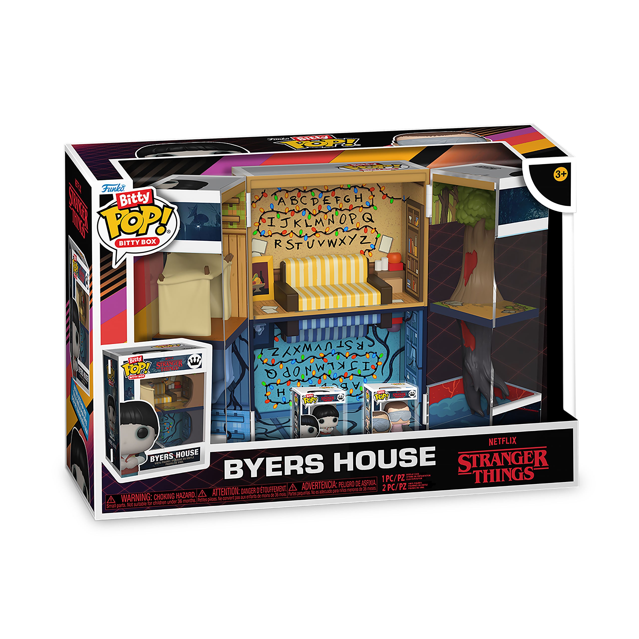 Produktbild Stranger Things - Byers hus Funko Bitty Pop-display med 2 figurer