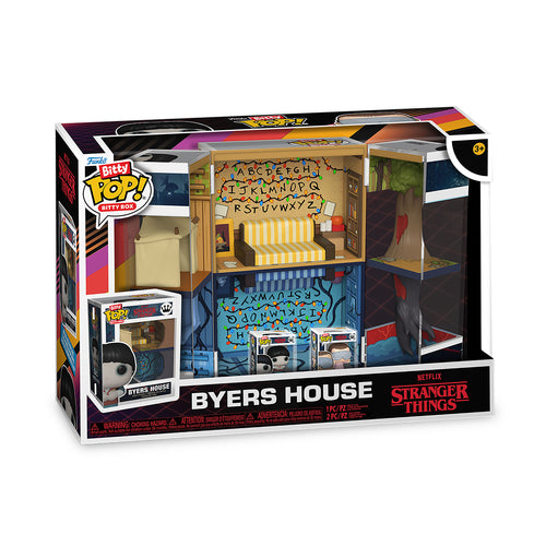Produktbild Stranger Things - Byers hus Funko Bitty Pop-display med 2 figurer