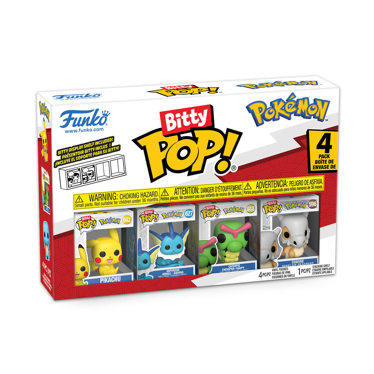 Produktbild Pokemon - Pikachu och Vänner Funko Bitty Pop 4-figurset