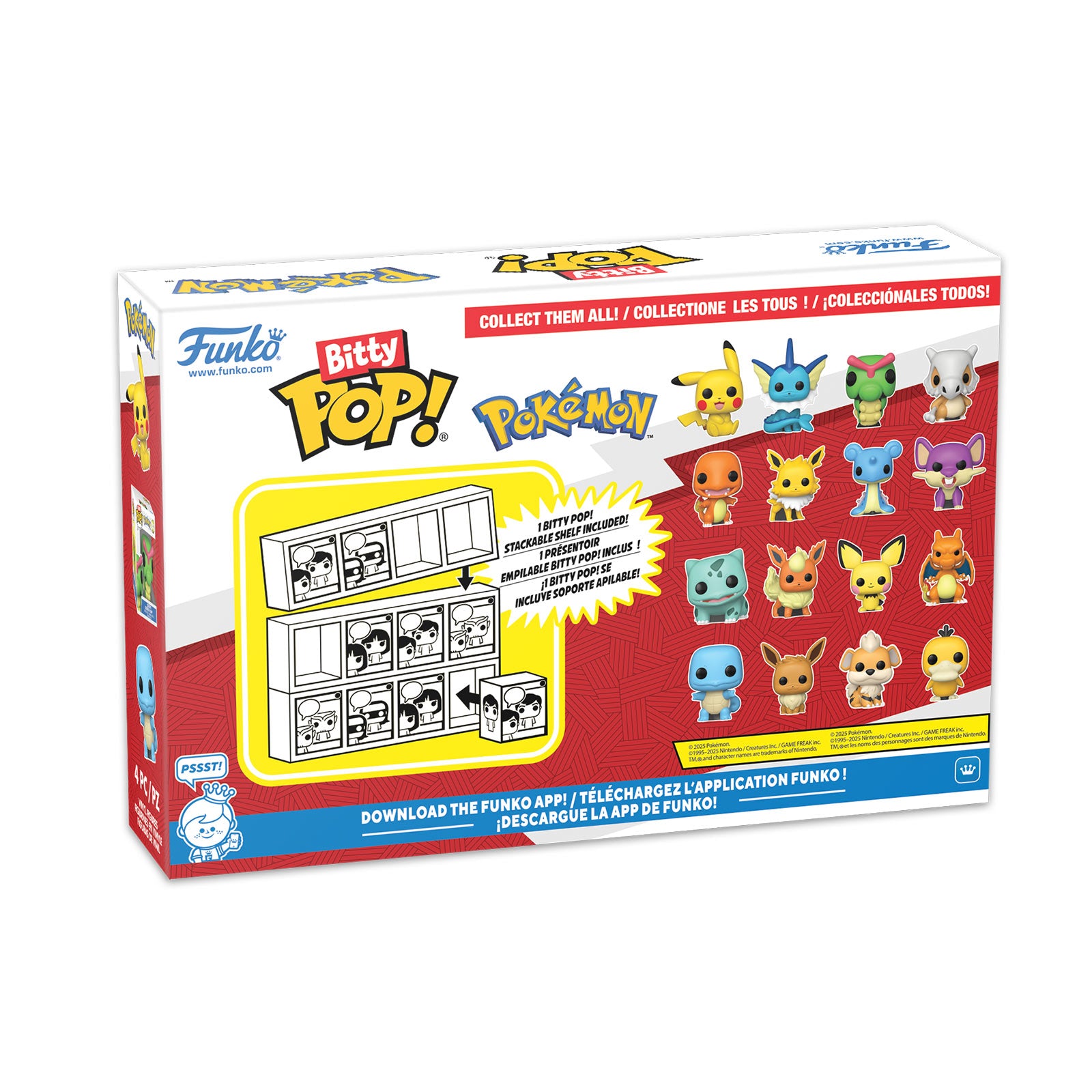 Produktbild Pokemon - Pikachu och Vänner Funko Bitty Pop 4-figurset