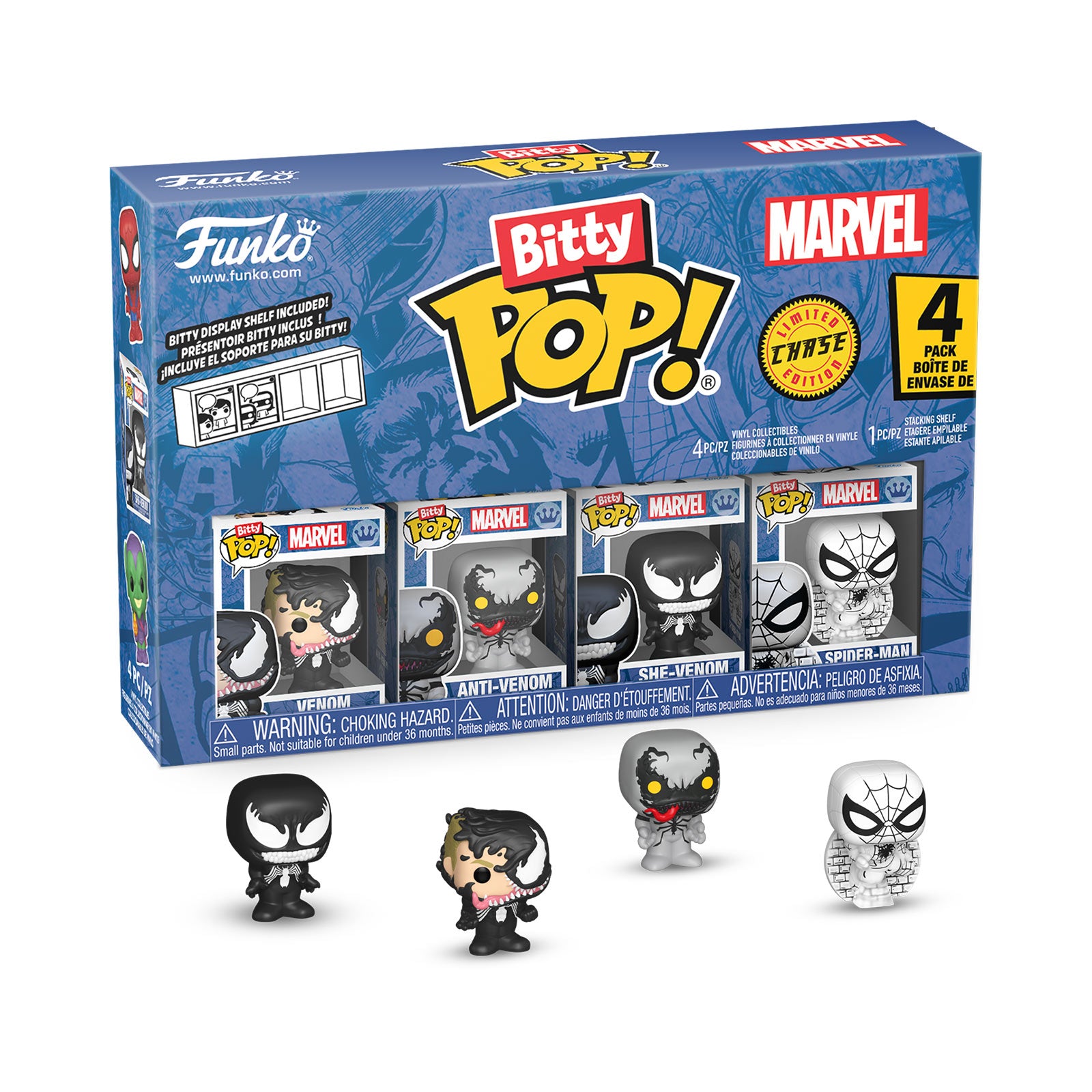Produktbild Spider-Man - Venom Funko Bitty Pop 4-pack figurer