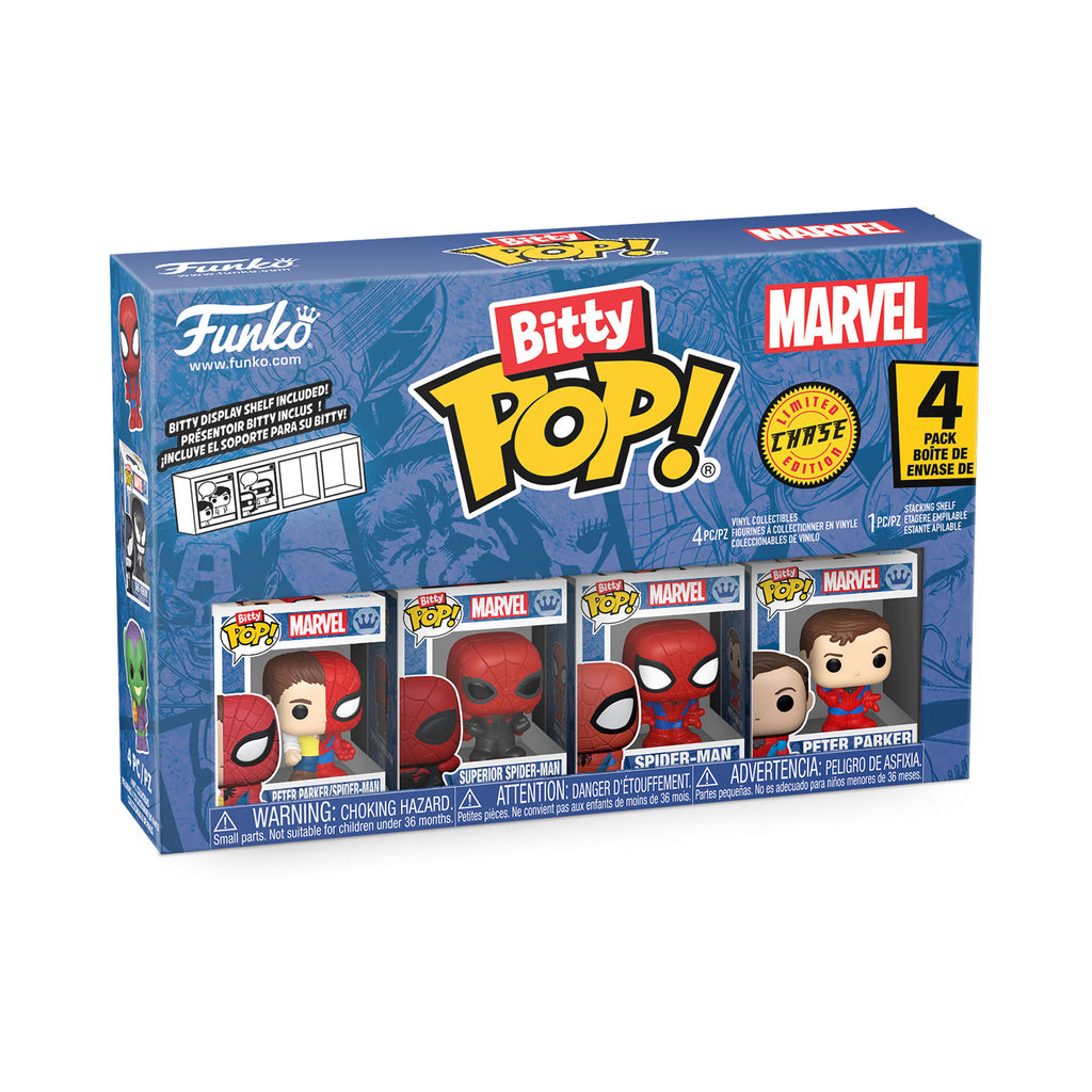 Produktbild Spider-Man - Parker Split Funko Bitty Pop 4-pack figurer