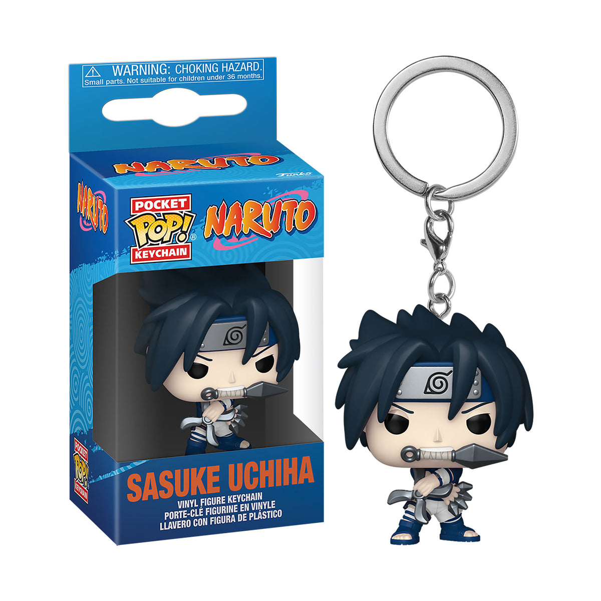 Produktbild Naruto New Classics - Sasuke Funko Pop Nyckelring
