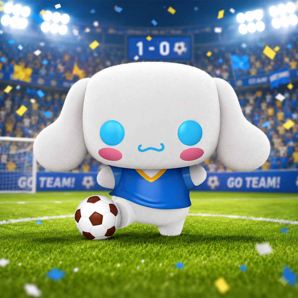Produktbild Sanrio - Cinnamoroll med fotboll Hello Kitty and Friends Funko Pop figur