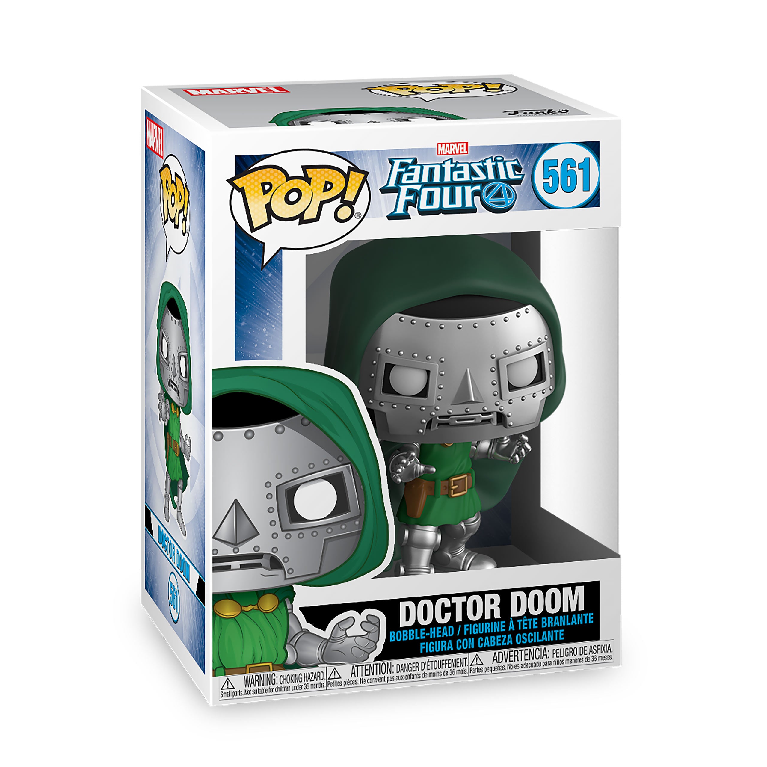 Produktbild Fantastic Four - Doctor Doom Funko Pop vickande huvudfigur