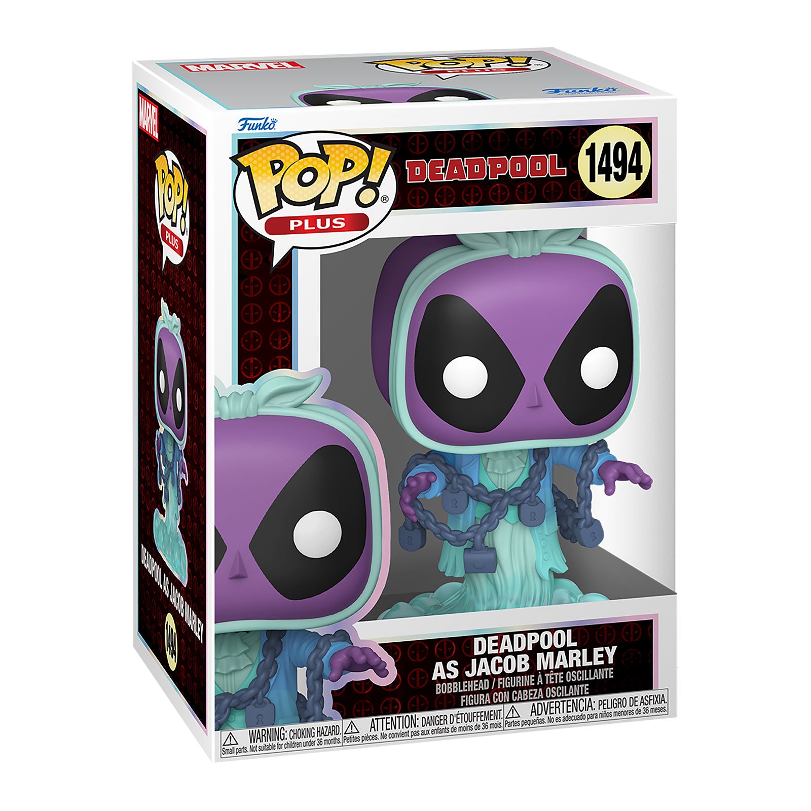 Produktbild Deadpool - Jacob Marley Funko Pop bobblehead-figur