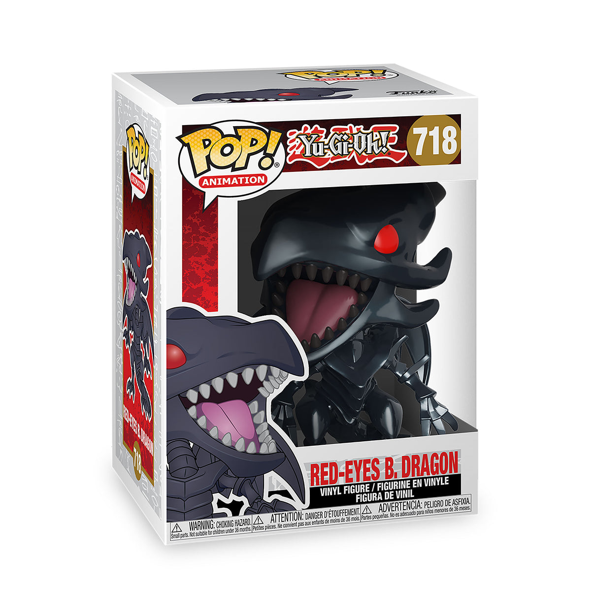 Produktbild Yu-Gi-Oh! - Rödaögda Svarta Draken Funko Pop Figur