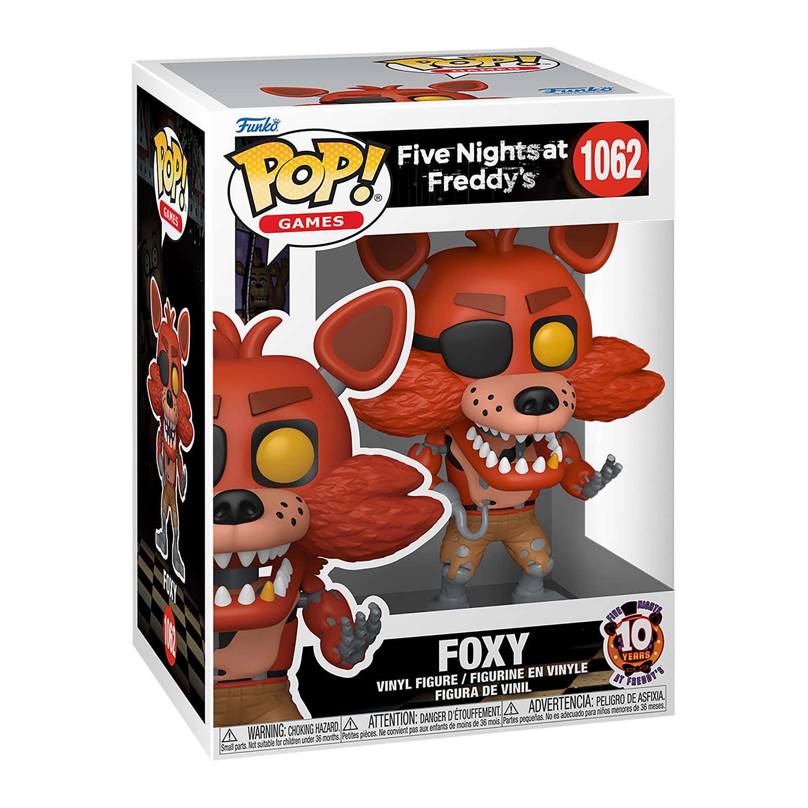 Produktbild Five Nights at Freddy's - Foxy Funko Pop Figur 10-årsjubileum