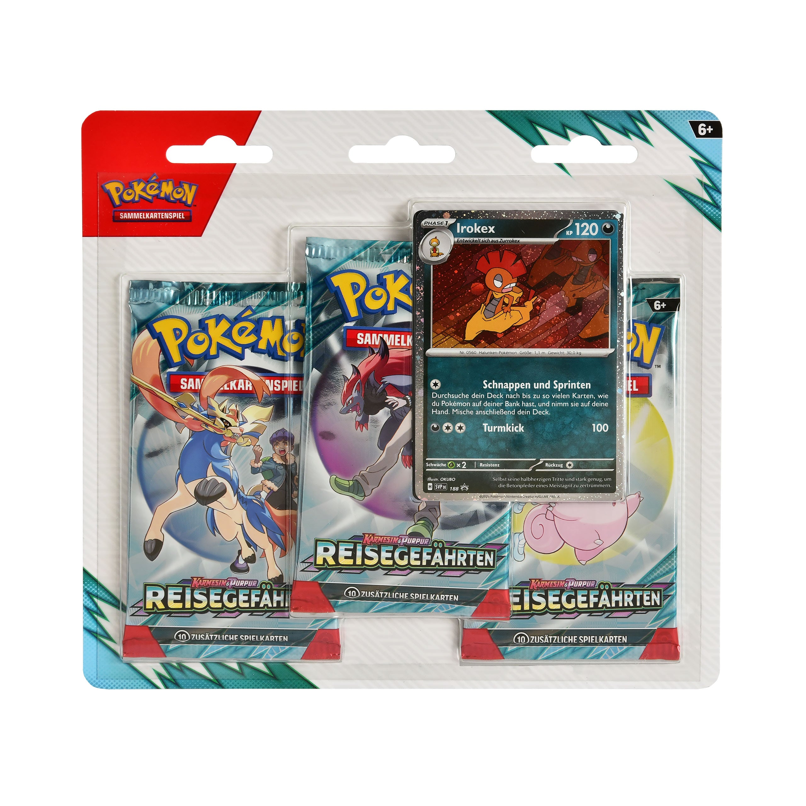 Produktbild Pokemon - Skarlet & Lila Resekamrater Samlarkort Blister