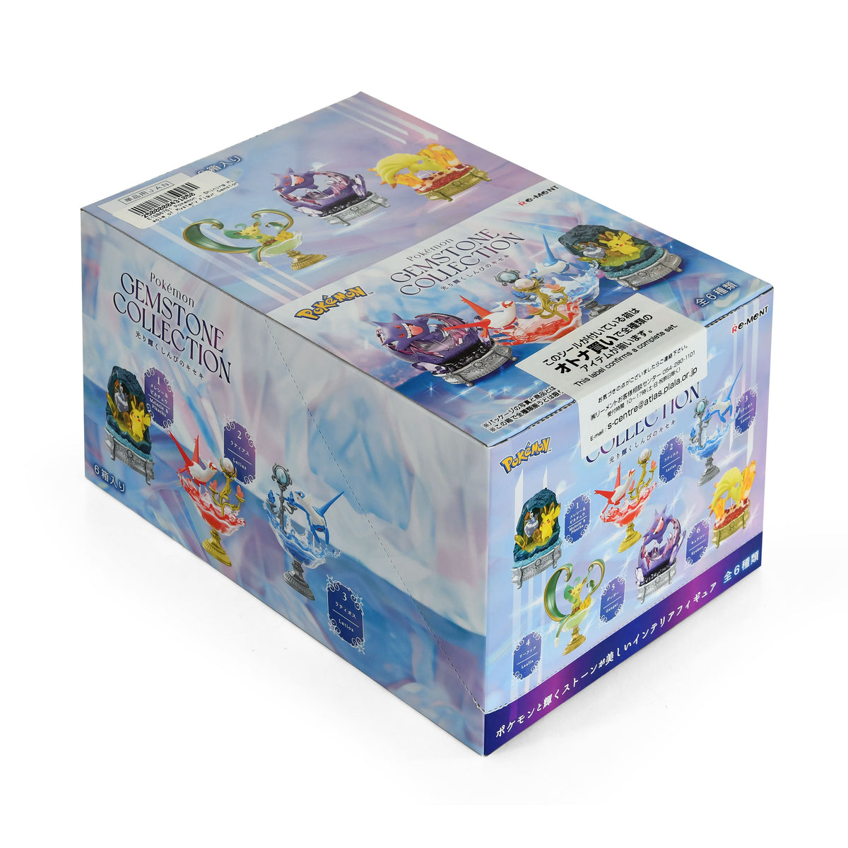Produktbild Pokemon - Skinande Mirakel av Mystik Figur Ädelstenskollektion 6-delad Display