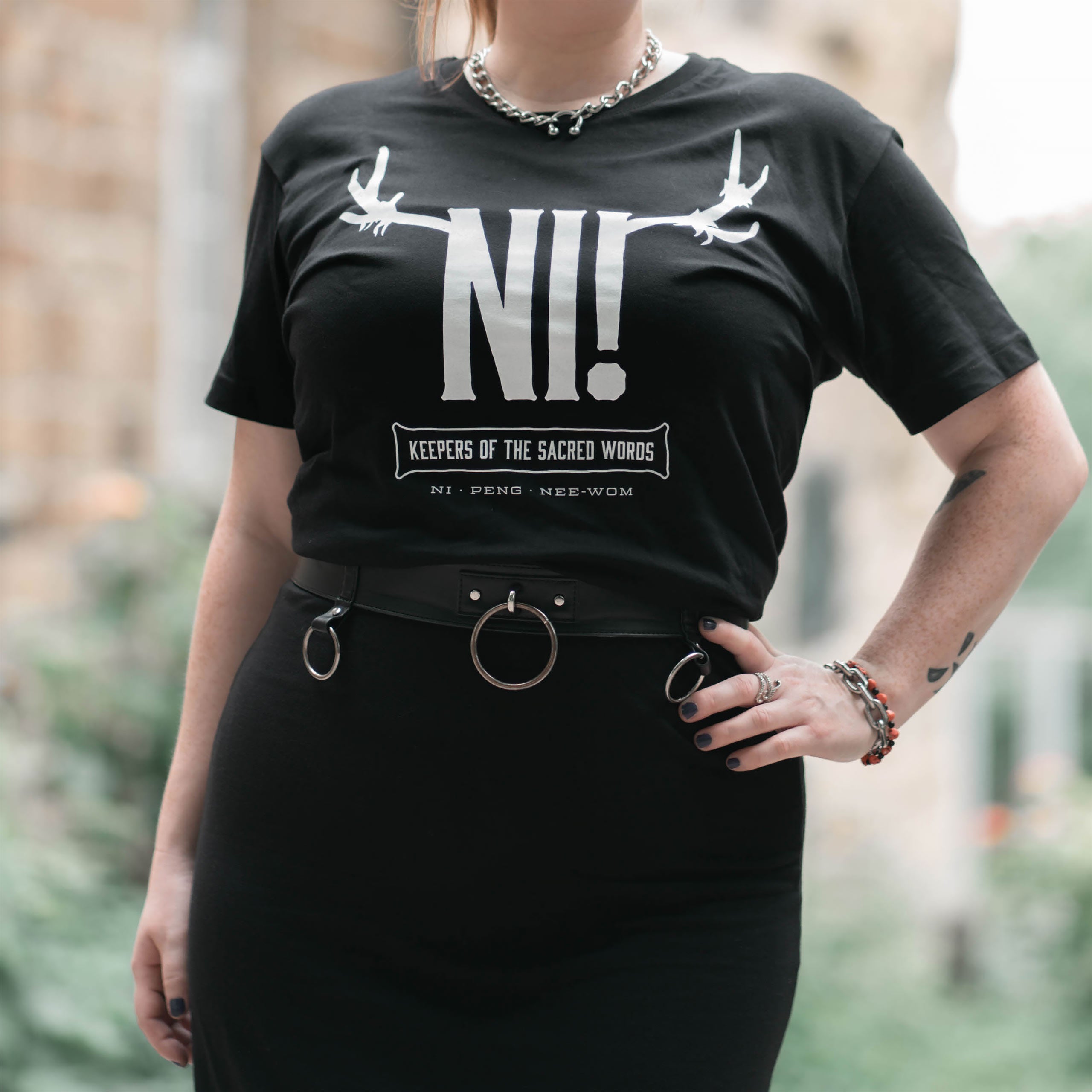 Produktbild Ni! T-shirt för Monty Python-fans svart