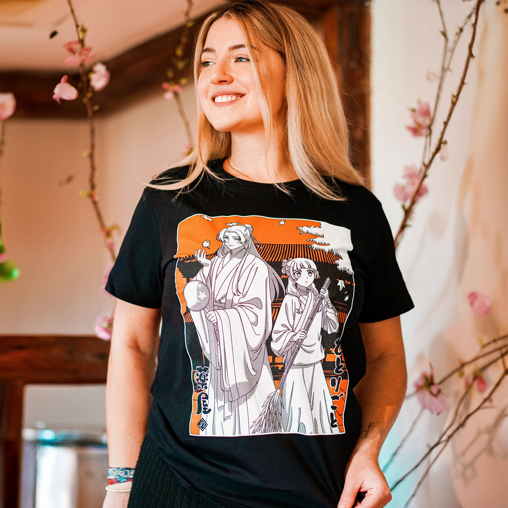 Produktbild Maomao och Jinshi T-shirt för fans av Apotekarens Dagböcker