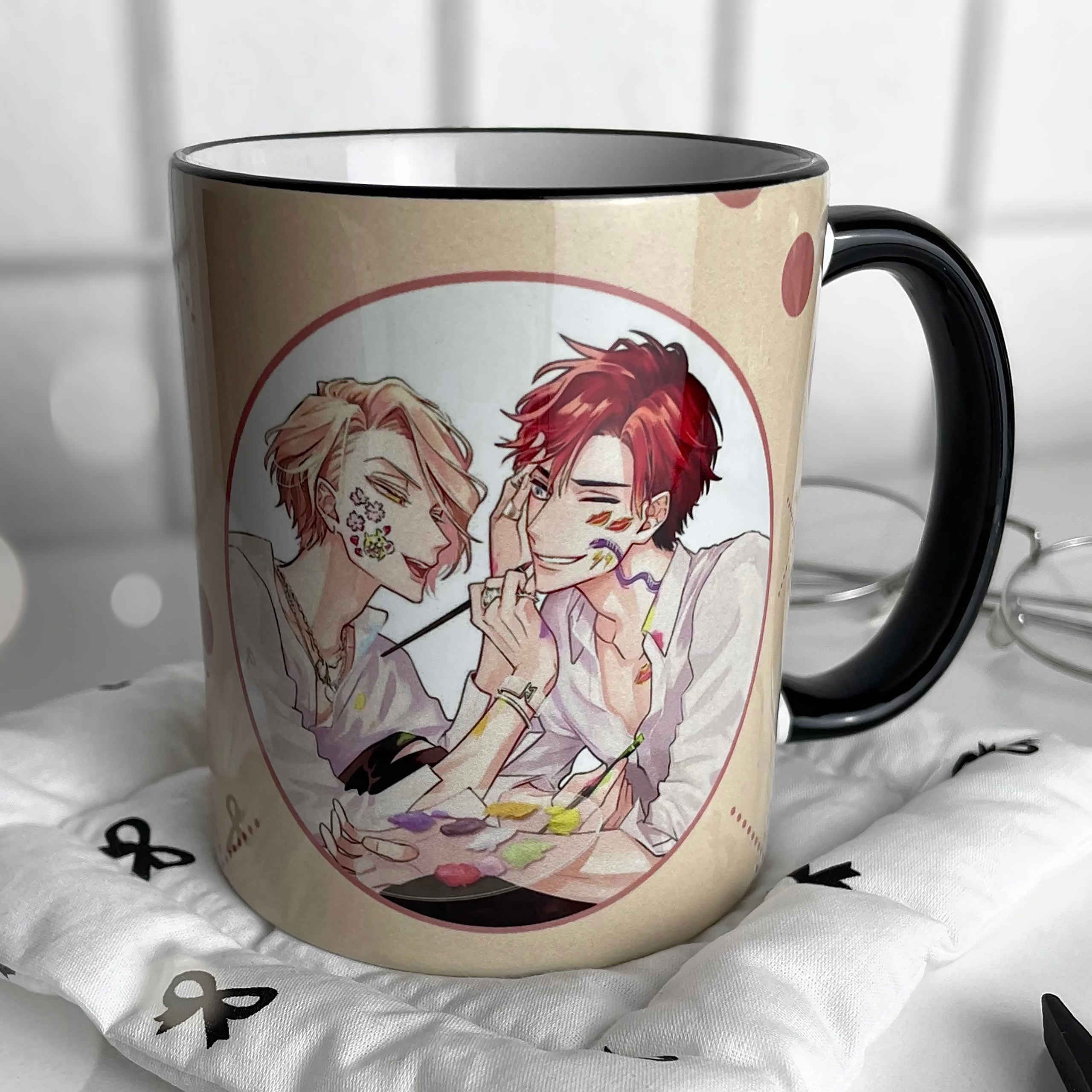 Produktbild Shizuma och Minato mugg för Therapy Game-fans