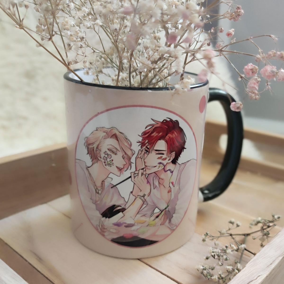 Produktbild Shizuma och Minato mugg för Therapy Game-fans