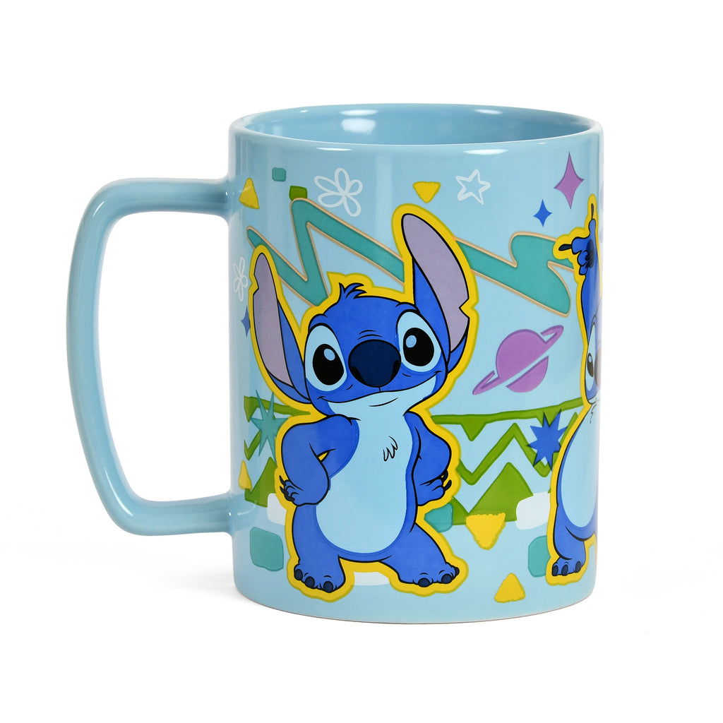 Produktbild Stitch-mugg med plyschöverdrag - Lilo & Stitch