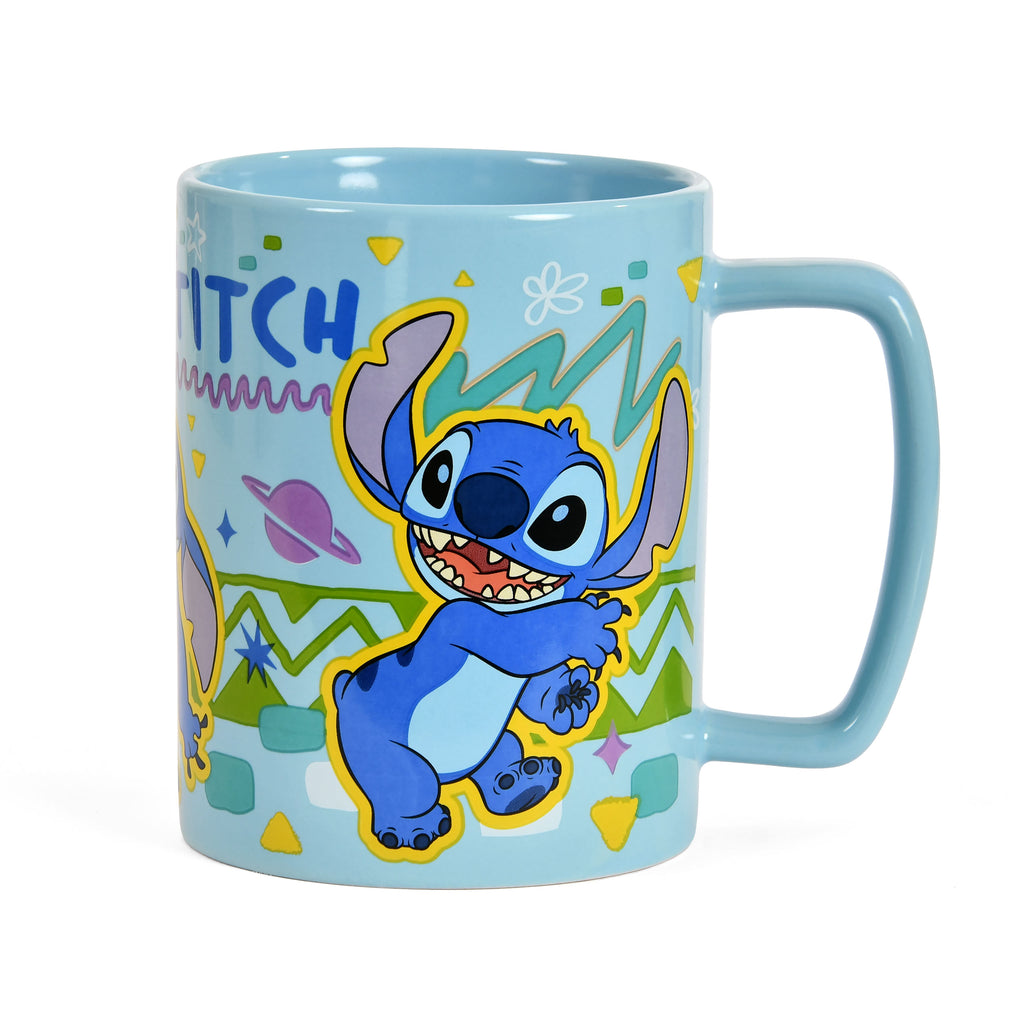 Produktbild Stitch-mugg med plyschöverdrag - Lilo & Stitch