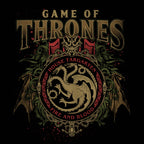 Produktbild Game of Thrones - Targaryen Ornaments T-shirt svart