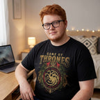 Produktbild Game of Thrones - Targaryen Ornaments T-shirt svart