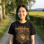 Produktbild Game of Thrones - Targaryen Ornaments T-shirt svart