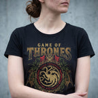 Produktbild Game of Thrones - Targaryen Ornaments T-shirt svart
