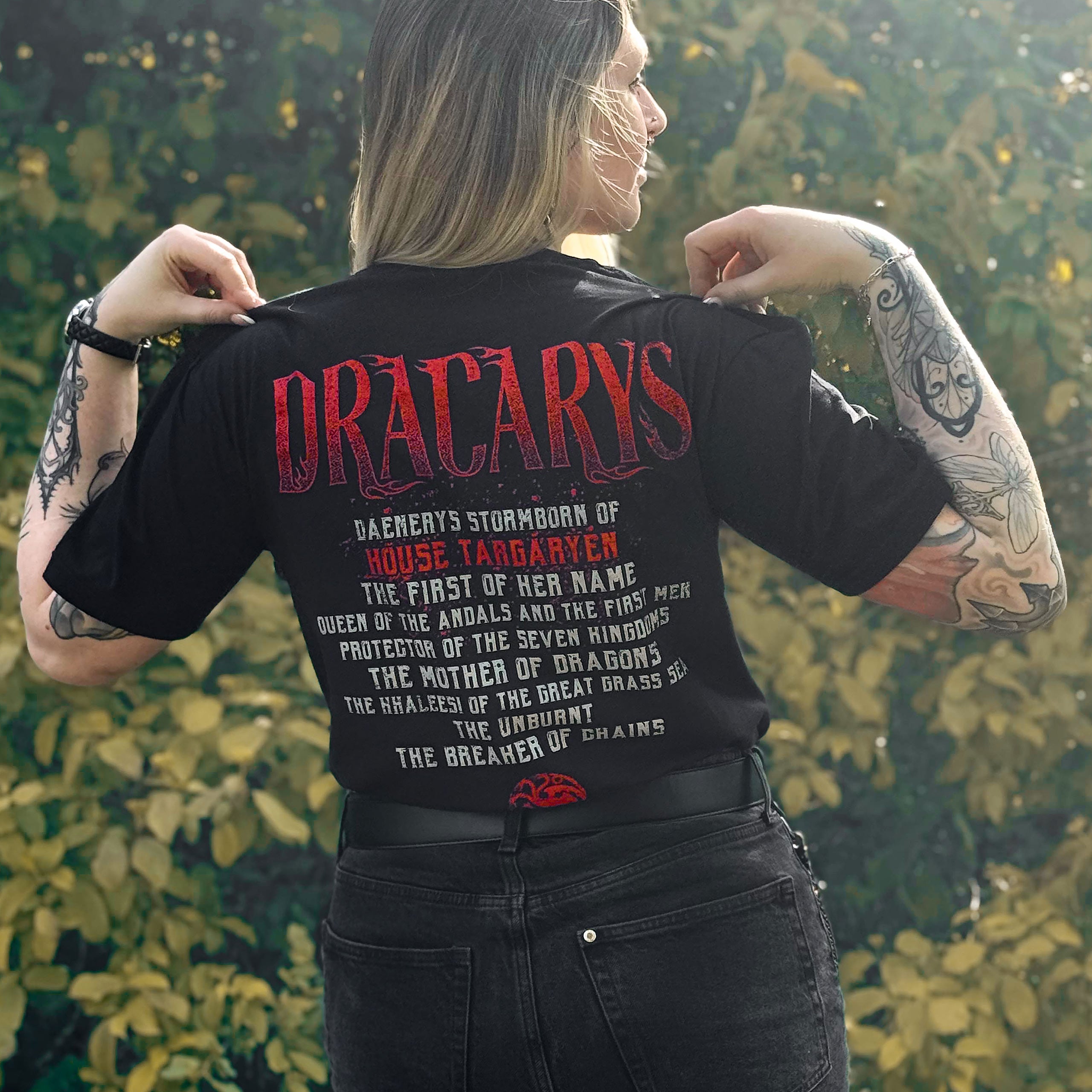 Produktbild Game of Thrones - Dracarys T-shirt svart