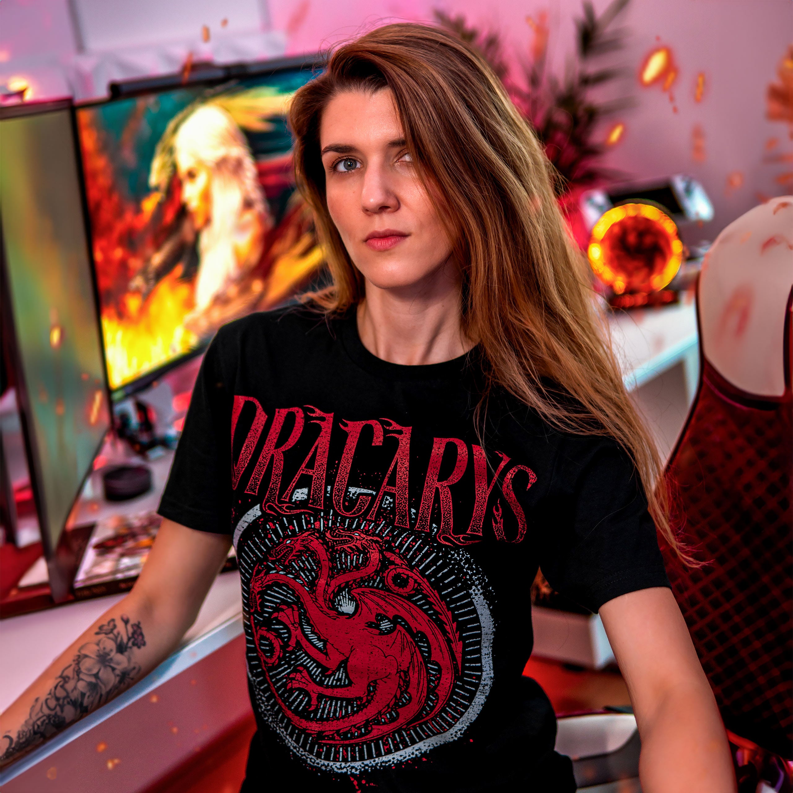 Produktbild Game of Thrones - Dracarys T-shirt svart