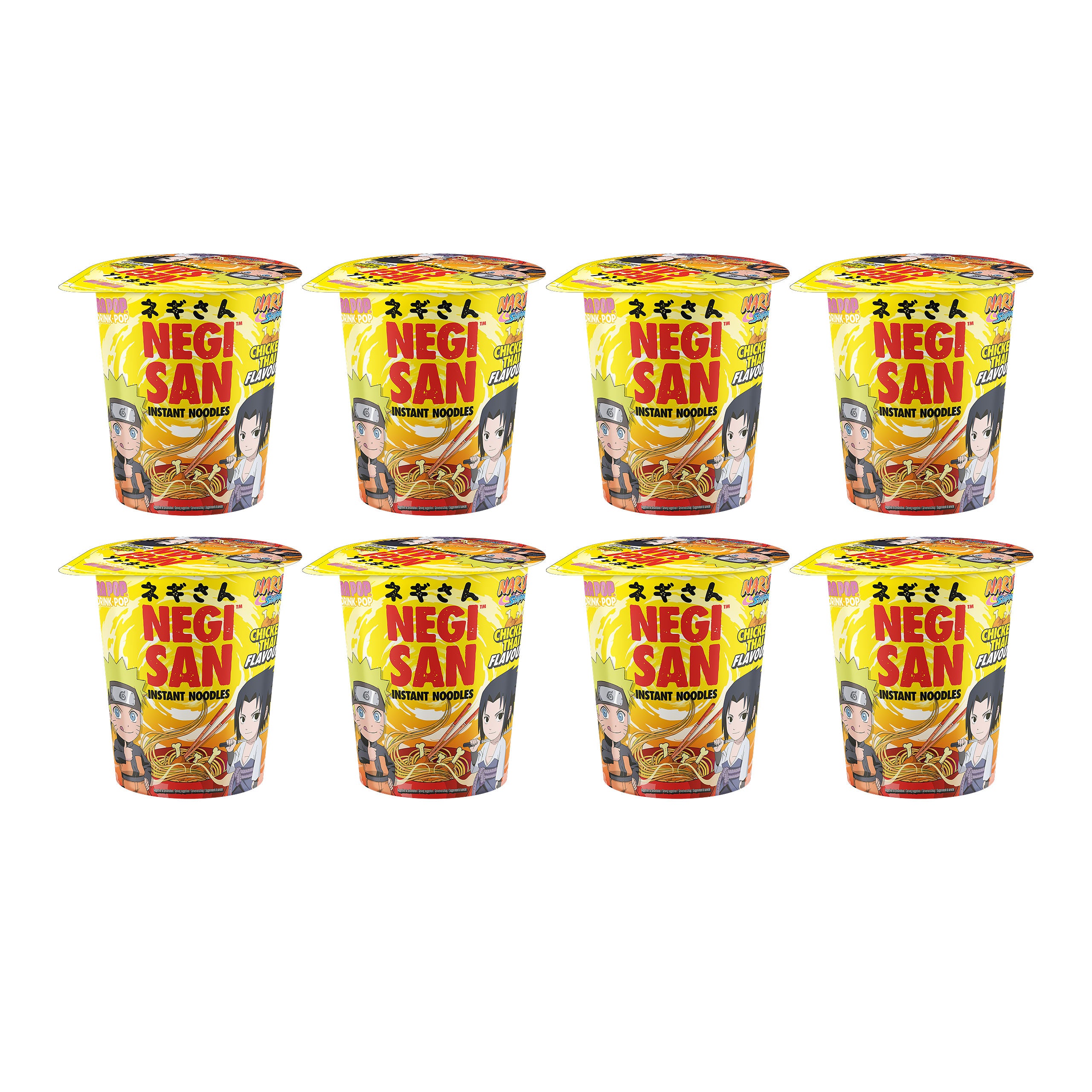 Produktbild Naruto - Teriyaki Kyckling Instant-nudlar 8er Display E1087100