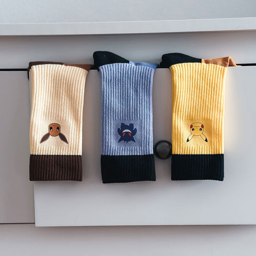 Produktbild Pokemon - Pikachu, Eevee och Gengar strumpor 3-pack