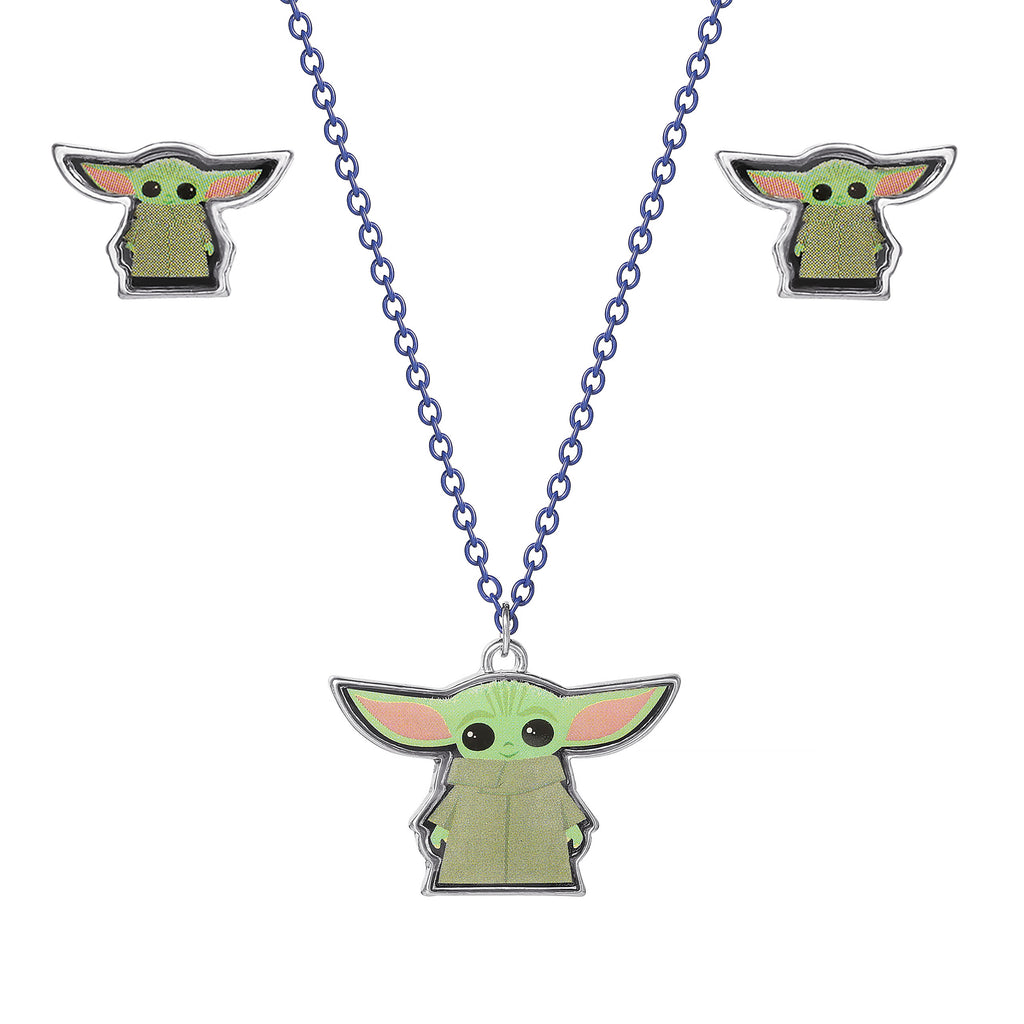 Produktbild Grogu örhängen och halsband - Star Wars The Mandalorian